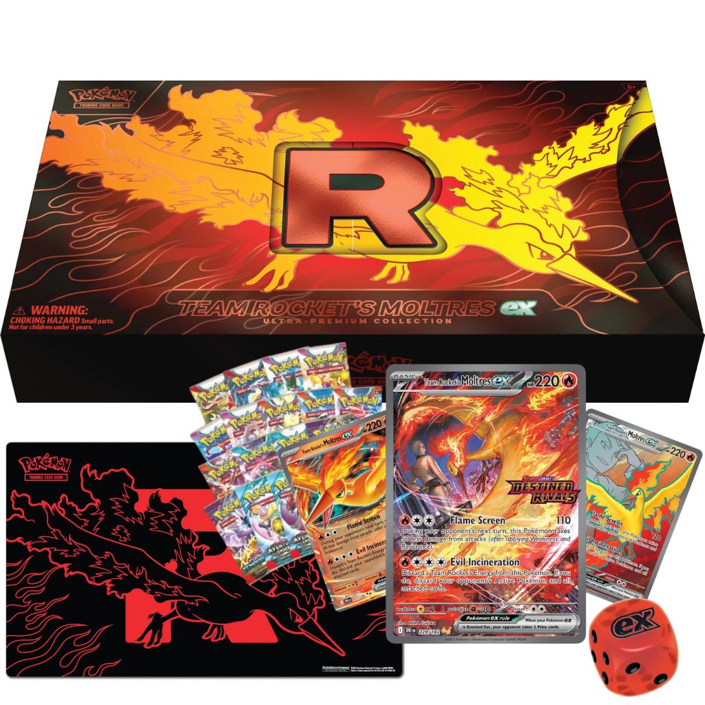 Team Rocket Moltres ex Ultra-Premium Collection Case