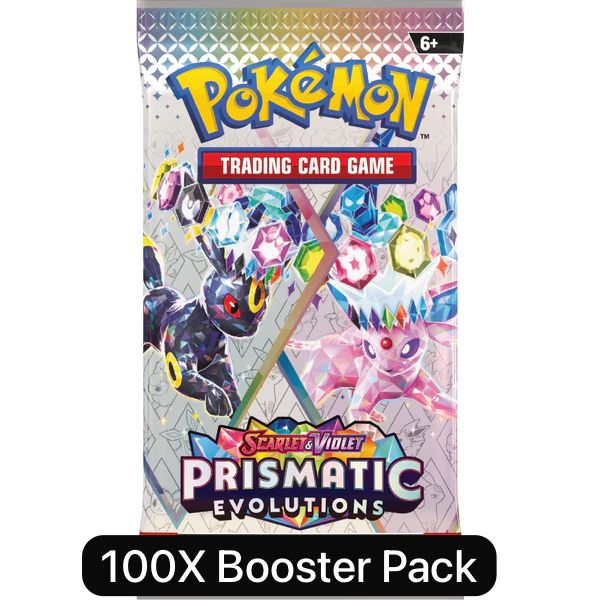 100X Prismatic Evolutions Boosterpack