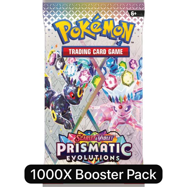 1000X Prismatic Evolutions Boosterpack